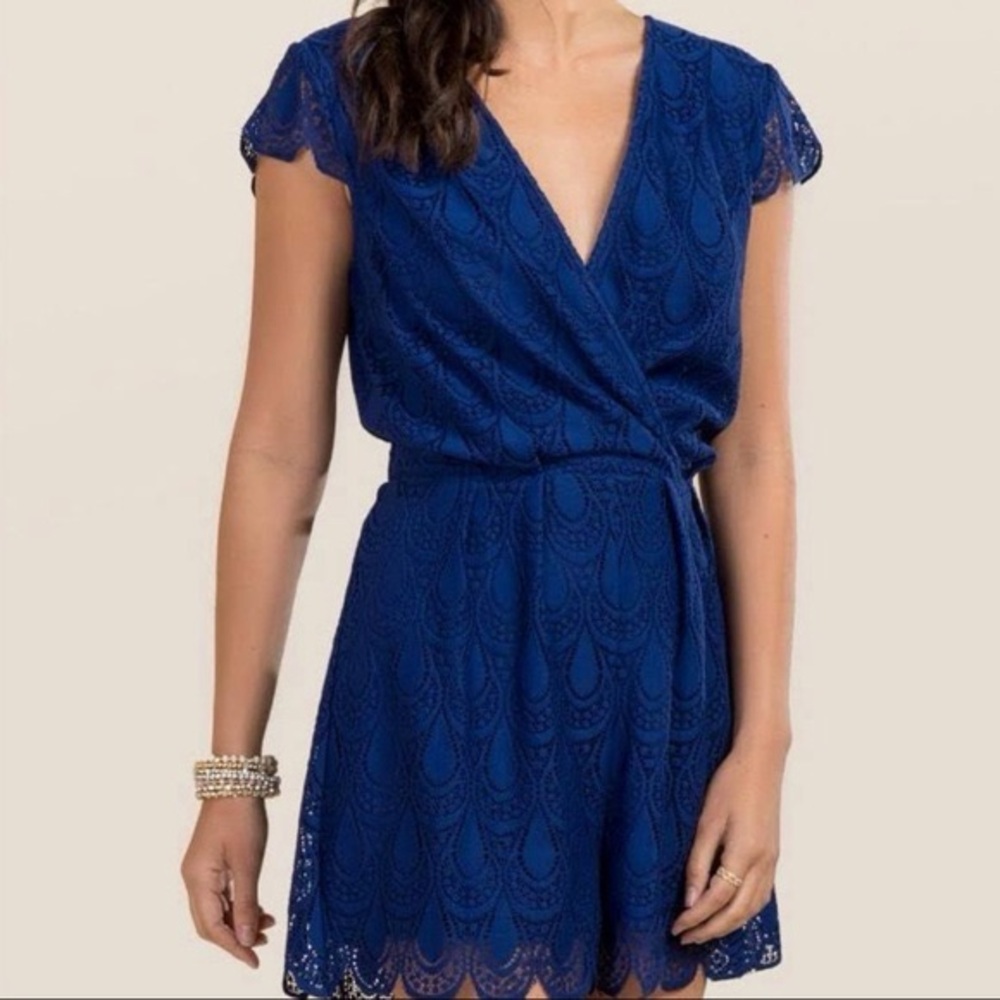 Blue Francesca’s Romper (Size Small)